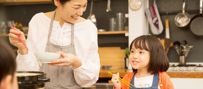 ご飯が美味しく食べられる